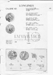 Longines 431 Watch Movement EmmyWatch