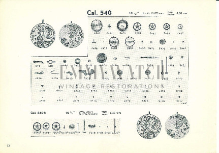 Marvin 540 Watch Movement - EmmyWatch